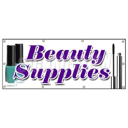 Signmission BEAUTY SUPPLIES BANNER SIGN professional hair care wholesale public B-96 Beauty Supplies